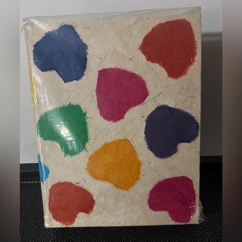 Beautiful-Notebook/Photo album/Scrap book with colorful Hearts!